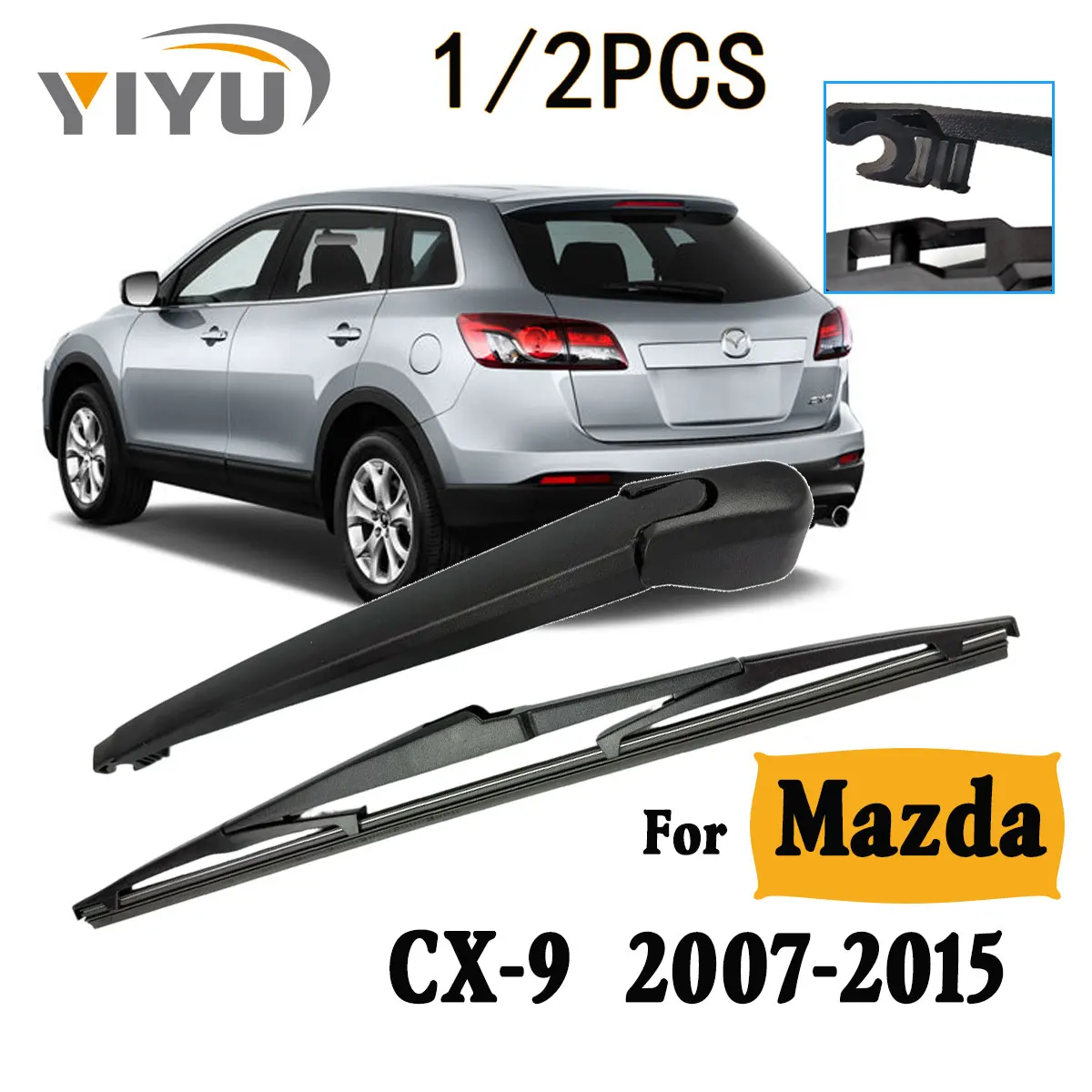 1/2PCS Rear Wiper Blade Wiper Arm Windshield Windscreen Clean Tailgate Window Car Rain Brush For Mazda CX-9 2007- 2015
1/2PCS Rear Wiper Blade Wiper Arm Windshield Windscreen Clean Tailgate Window Car Rain Brush For Mazda CX-9 2007- 2015