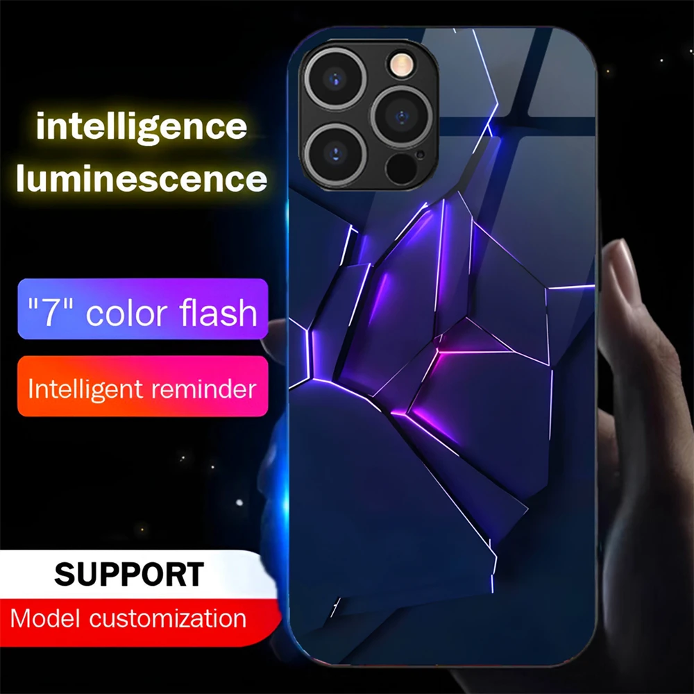 Rhombus LED Music Flash Phone Back Cover Glowing Glass Case For Samsung S26 S25 S24 S23 S22 S21 S20 FE Note 10 20 Plus Ultra A14
Rhombus LED Music Flash Phone Back Cover Glowing Glass Case For Samsung S26 S25 S24 S23 S22 S21 S20 FE Note 10 20 Plus Ultra A14