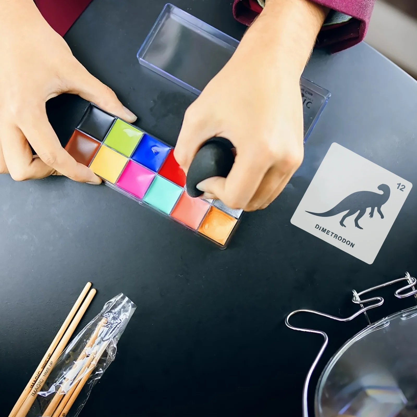 12Pcs Dinosaur Drawing Stencils Hollow Reusable Templates for DIY Wall Painting Creativity Handcraft Activities
12Pcs Dinosaur Drawing Stencils Hollow Reusable Templates for DIY Wall Painting Creativity Handcraft Activities