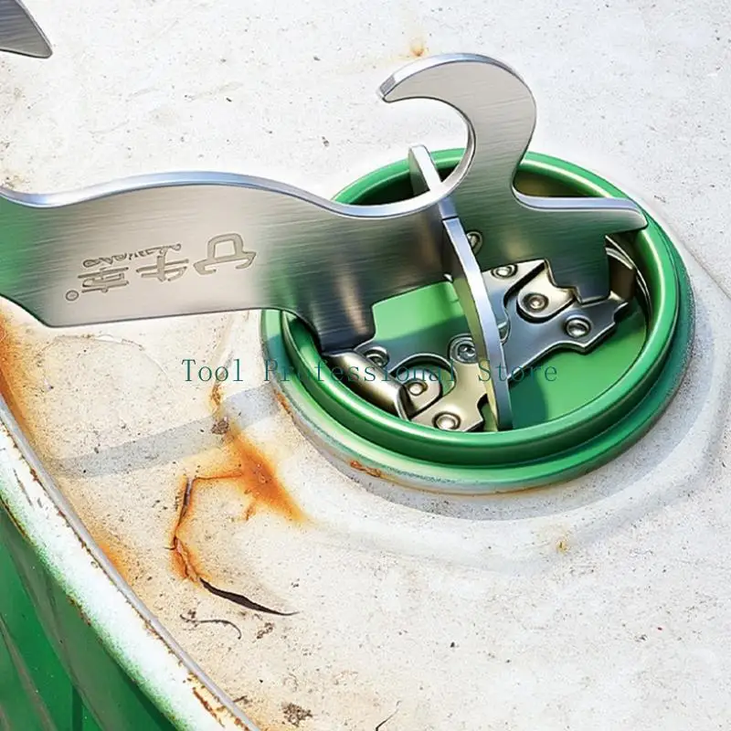 57QF Multifunction Bucket Opener Stainless Steel Labor Saving Bung Wrench Lid Opener for 5-55 Gallon Drums Paint Bucket
57QF Multifunction Bucket Opener Stainless Steel Labor Saving Bung Wrench Lid Opener for 5-55 Gallon Drums Paint Bucket