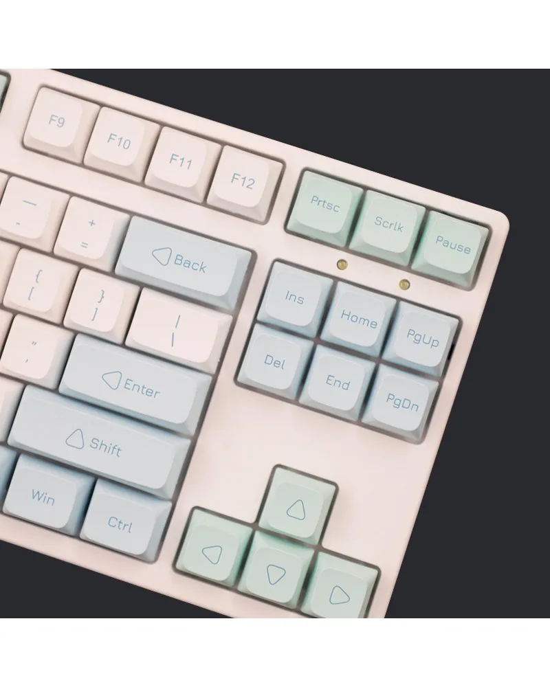 PBT Sublimation Small Fresh Series 137 Keys Ice Crystal Mint Glacier XDA Highly Mechanical Keyboard Keycaps
PBT Sublimation Small Fresh Series 137 Keys Ice Crystal Mint Glacier XDA Highly Mechanical Keyboard Keycaps