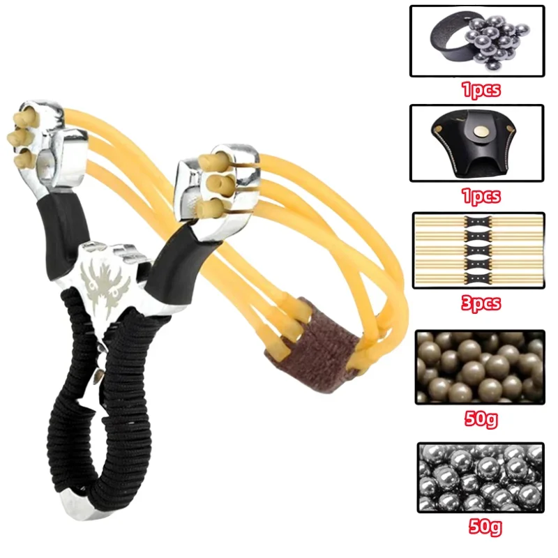 Outdoor Hunting Metal Slingshot Rubber Elastic Band Catapult Strong Elastic Band Replacement Accessory Tool Hunting Bow
Outdoor Hunting Metal Slingshot Rubber Elastic Band Catapult Strong Elastic Band Replacement Accessory Tool Hunting Bow