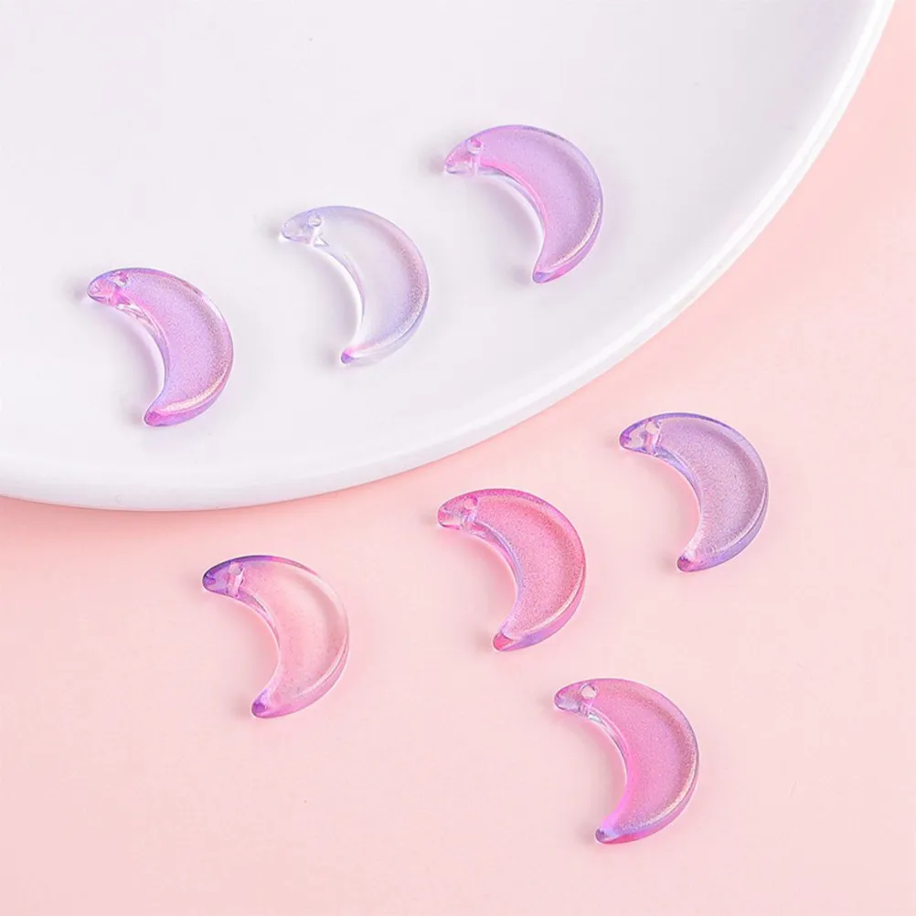 80Pcs Glass Moon Pendants Small Moon Charms for Necklace Earrings Bracelets DIY Jewelry Accessories Mini Charms
80Pcs Glass Moon Pendants Small Moon Charms for Necklace Earrings Bracelets DIY Jewelry Accessories Mini Charms