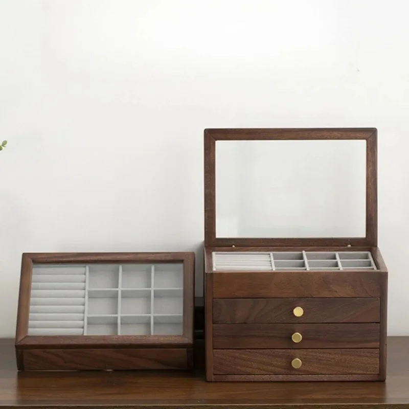 Large Jewelry Storage Box Wooden Bracelet Cases Luxury Vintage Drawer Jewelry Storage Boxes Woman Ring Necklace Organizer Case
Large Jewelry Storage Box Wooden Bracelet Cases Luxury Vintage Drawer Jewelry Storage Boxes Woman Ring Necklace Organizer Case