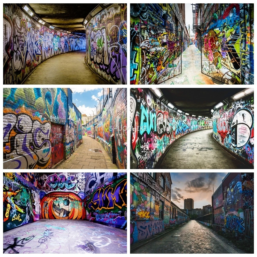 Graffiti Backdrop Photography Wall Color Pattern Passage Party Stage Child Baby Portrait Photography Background For Photo Studio
Graffiti Backdrop Photography Wall Color Pattern Passage Party Stage Child Baby Portrait Photography Background For Photo Studio