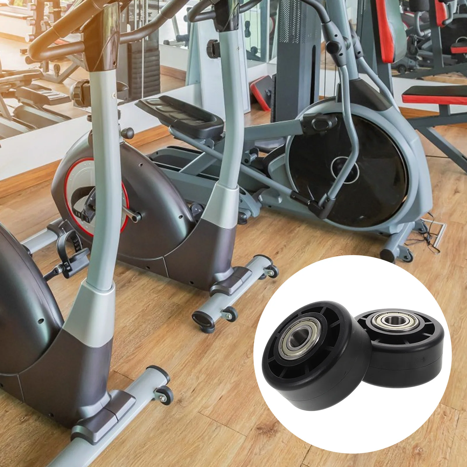 2 Pcs Fitness Equipment Accessories Universal Gym Wheel Accessory Part Black Plastic Roller Wear-resistant Pulley Replaceable
2 Pcs Fitness Equipment Accessories Universal Gym Wheel Accessory Part Black Plastic Roller Wear-resistant Pulley Replaceable