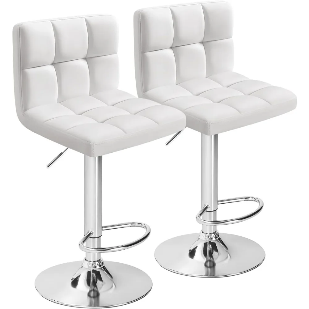 Bar Stools Modern Pu Leather Swivel Adjustable Hydraulic Bar Stool Square Counter Height Stool Set of 2
Bar Stools Modern Pu Leather Swivel Adjustable Hydraulic Bar Stool Square Counter Height Stool Set of 2