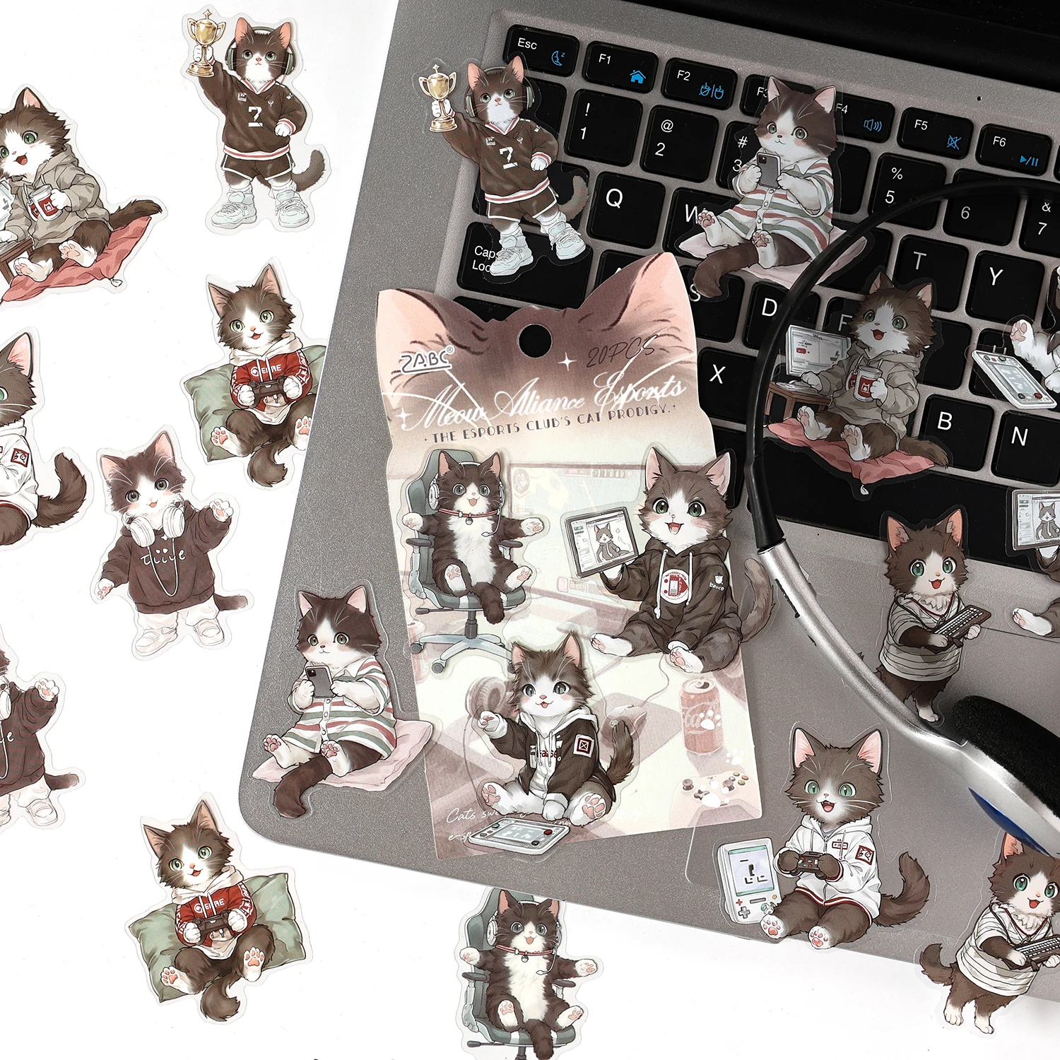 20/120pcs Cute Claw Club Series Kawaii Ins Cartoon Cat PET Stickers Creative Handbook Scrapbooking DIY Material Stickers
20/120pcs Cute Claw Club Series Kawaii Ins Cartoon Cat PET Stickers Creative Handbook Scrapbooking DIY Material Stickers