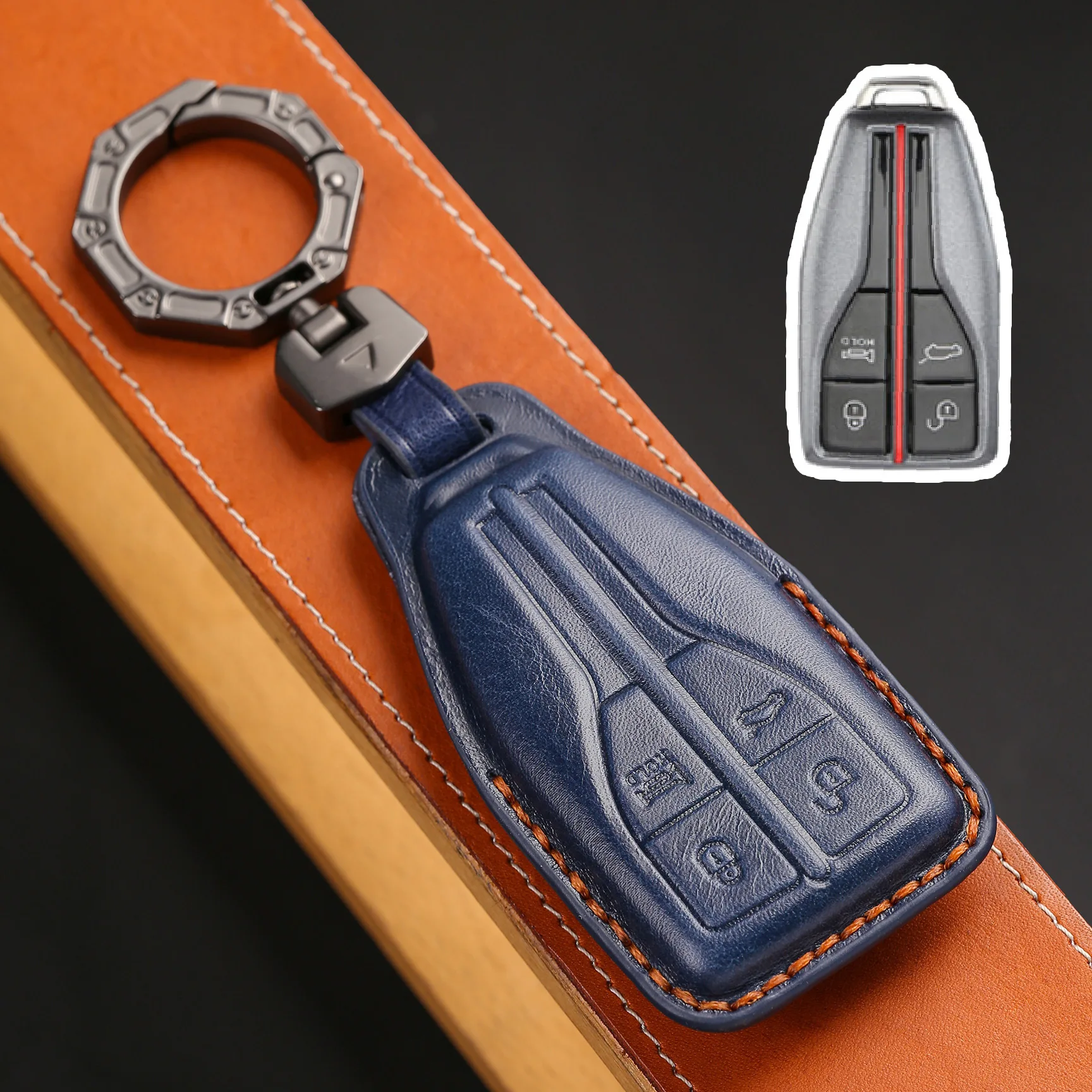 Leather Car Key Case Fob Cover Shell for 2022 2023 Hongqi HS5 FAW HS7 HS9 H5 H9 H7 L5 HS3 HS5 L9 Keyless Keychain Accessories
Leather Car Key Case Fob Cover Shell for 2022 2023 Hongqi HS5 FAW HS7 HS9 H5 H9 H7 L5 HS3 HS5 L9 Keyless Keychain Accessories