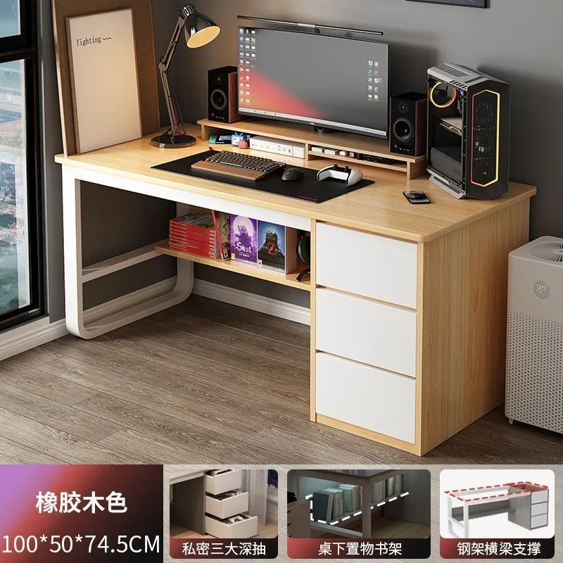 Computer desk, home desktop office desk and chair combination, minimalist modern desk with smoking bedroom, student learning and
Computer desk, home desktop office desk and chair combination, minimalist modern desk with smoking bedroom, student learning and