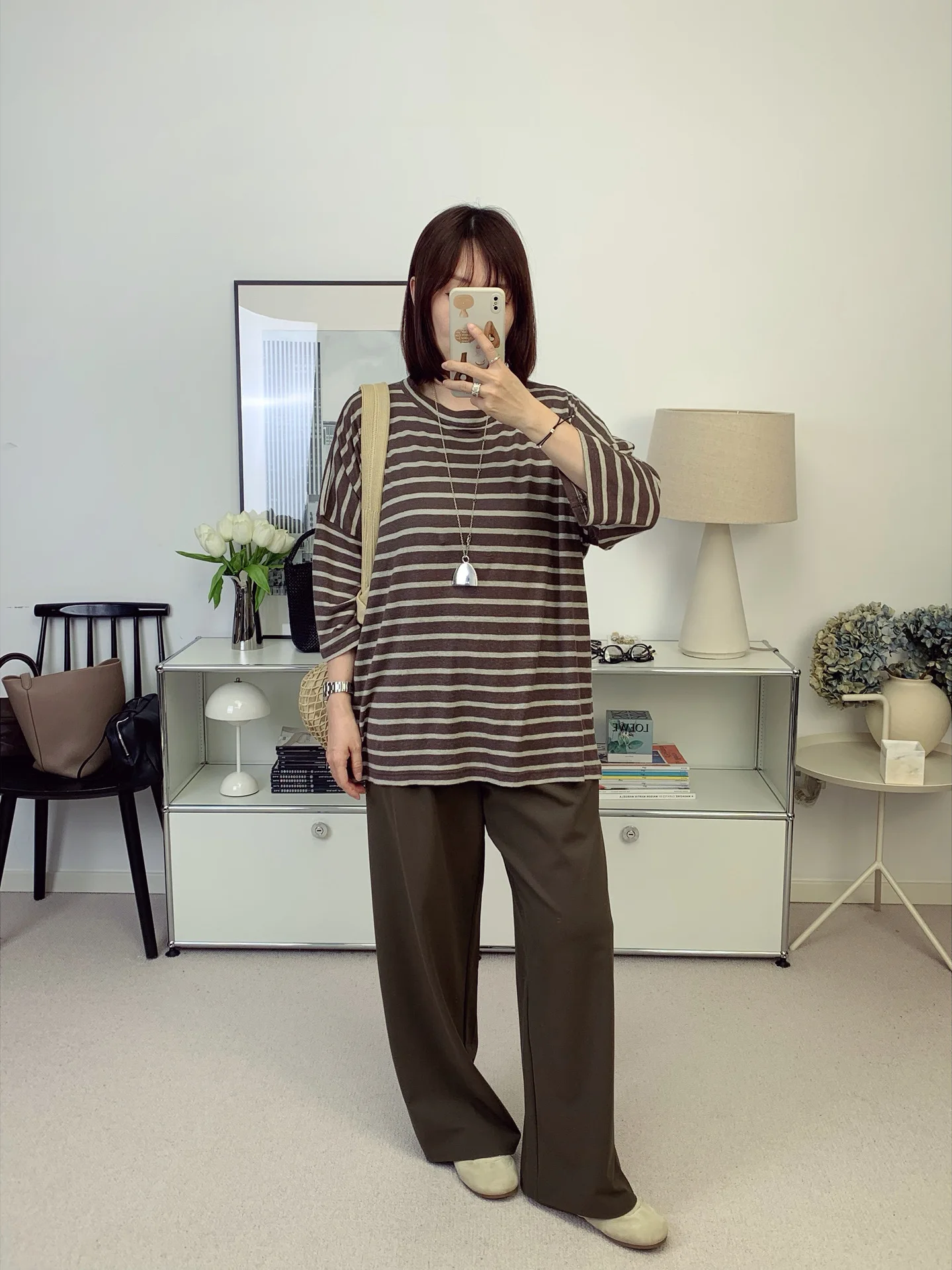 Casual Loose Fit Silk-Linen Blend Three-Quarter Sleeve T-Shirt Comfortable Breathable Women's Top City Walk Suitable Spring S...
Casual Loose Fit Silk-Linen Blend Three-Quarter Sleeve T-Shirt Comfortable Breathable Women's Top City Walk Suitable Spring S...