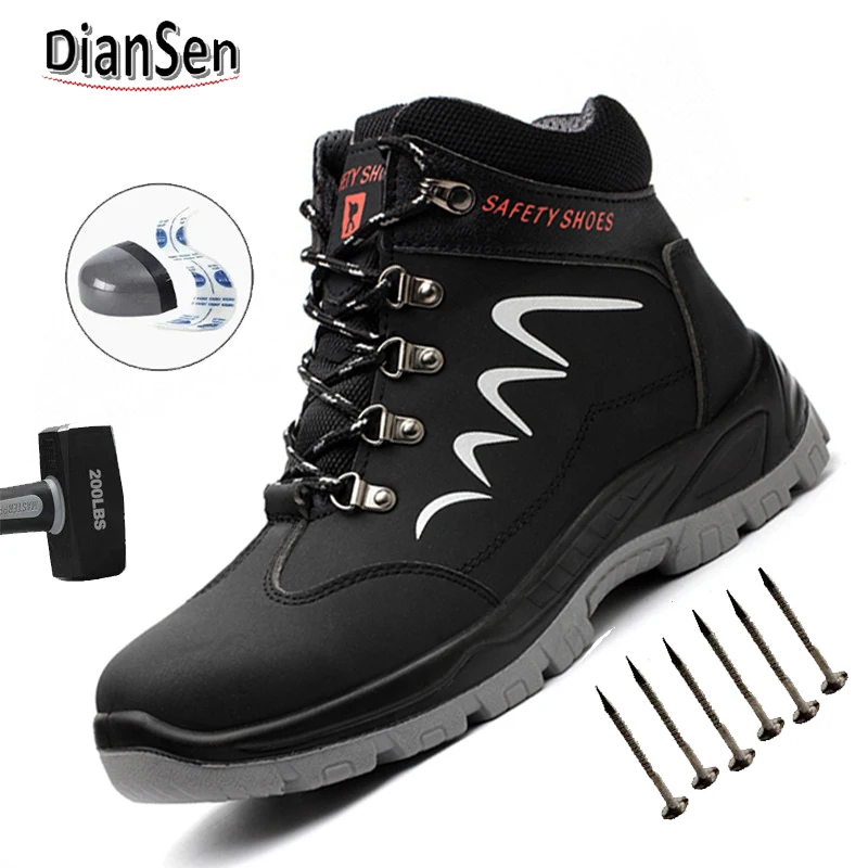 Мужские непромокаемые нескользящие ботинки, защитные ботинки со стальным носком, противоударная обувь, походные ботинки, промышленная обувь, неразрушимая обувь
Мужские непромокаемые нескользящие ботинки, защитные ботинки со стальным носком, противоударная обувь, походные ботинки, промышленная обувь, неразрушимая обувь