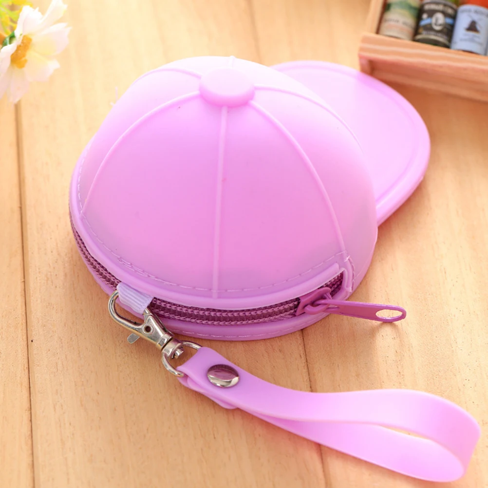 Baseball Cap Key Bag Mini Wallet Coin Purse Silicone Change Holder Candy Color Lightweight Durable Washable Kids Gift Cartoon
Baseball Cap Key Bag Mini Wallet Coin Purse Silicone Change Holder Candy Color Lightweight Durable Washable Kids Gift Cartoon