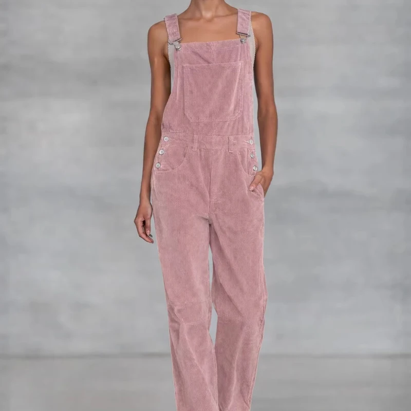 Women Sexy Sleeveless Corduroy Rompers Fashion Street Pocket Solid Playsuits Overalls Elegant Off Shoulder Suspenders Jumpsuits
Women Sexy Sleeveless Corduroy Rompers Fashion Street Pocket Solid Playsuits Overalls Elegant Off Shoulder Suspenders Jumpsuits