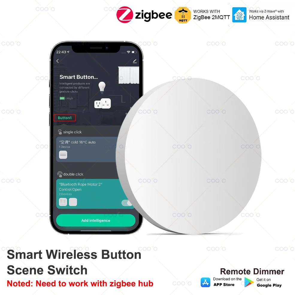 Беспроводной переключатель сцен ZigBee, кнопочный контроллер сценариев автоматизации, интеллектуальная связь с питанием от батареи, интеллектуальные устройства
Беспроводной переключатель сцен ZigBee, кнопочный контроллер сценариев автоматизации, интеллектуальная связь с питанием от батареи, интеллектуальные устройства