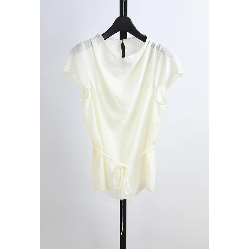 Elegant Style Shirt Women's Spring Summer New Brand Breathable Tie Neck Feel Small Shirt Casual Chic Top
Elegant Style Shirt Women's Spring Summer New Brand Breathable Tie Neck Feel Small Shirt Casual Chic Top