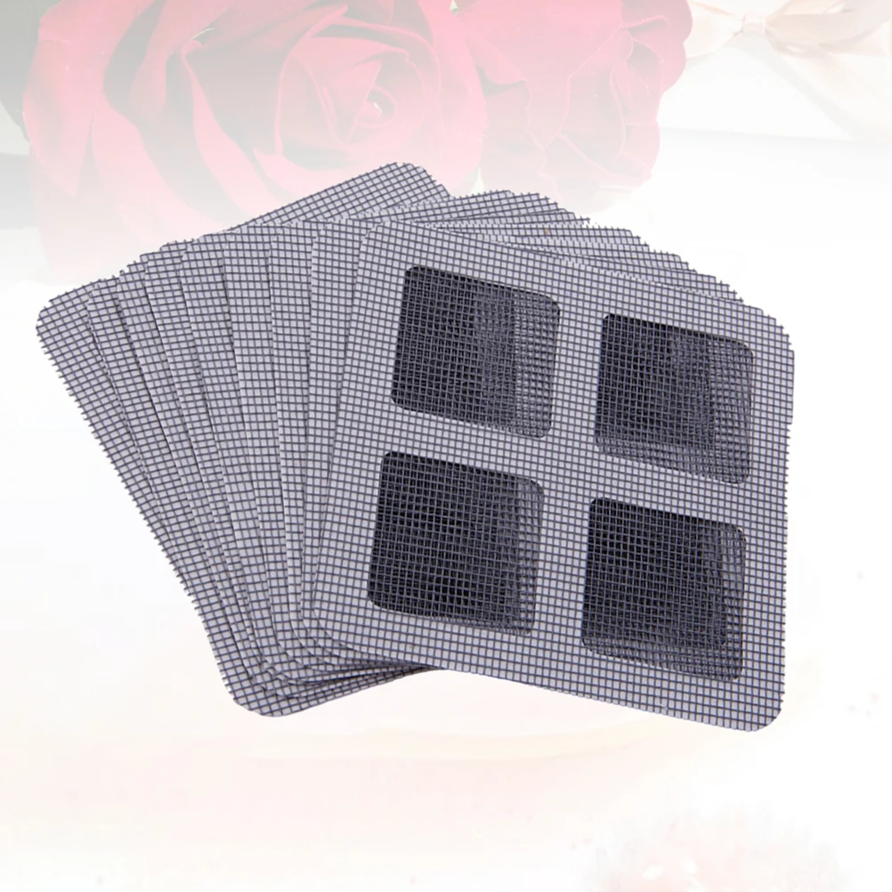 21Pcs Self-Adhesive Window Repair Patch Screen Sticker Net for Home Office Window Mesh Curtain Pest Protection