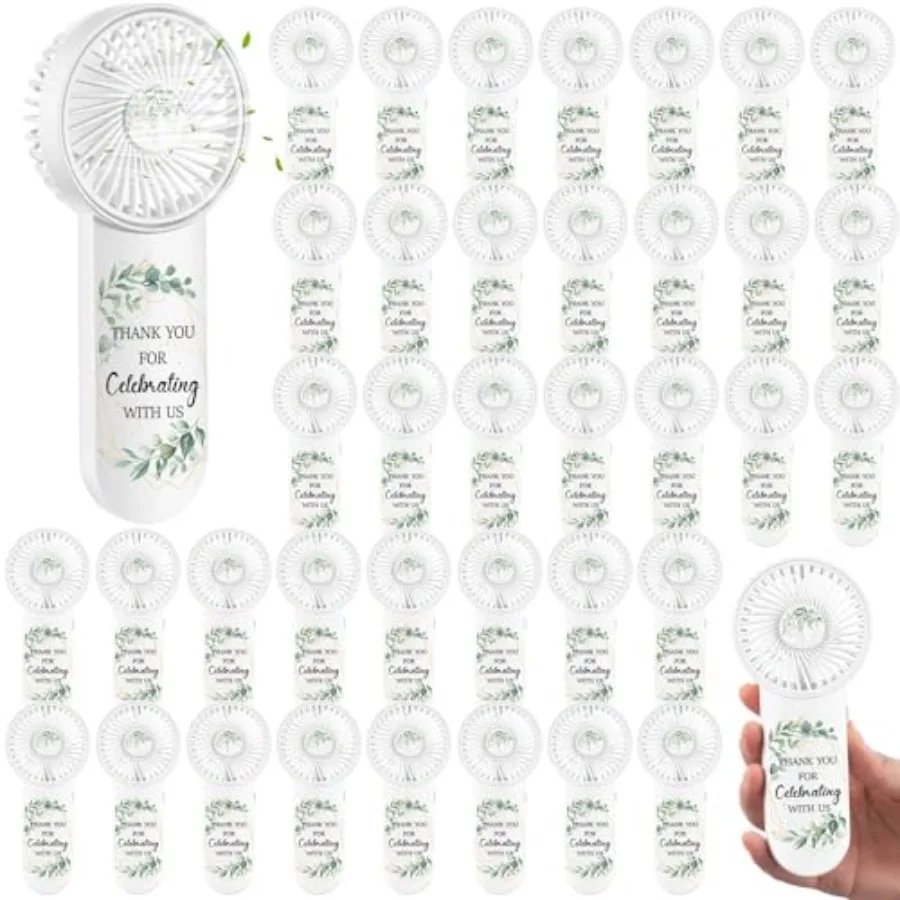 48 Pcs Mini Wedding Fan for Guests Bulk Battery Operated Portable Handheld Fan Greenery Thank You for Celebrating with Us Weddi
48 Pcs Mini Wedding Fan for Guests Bulk Battery Operated Portable Handheld Fan Greenery Thank You for Celebrating with Us Weddi