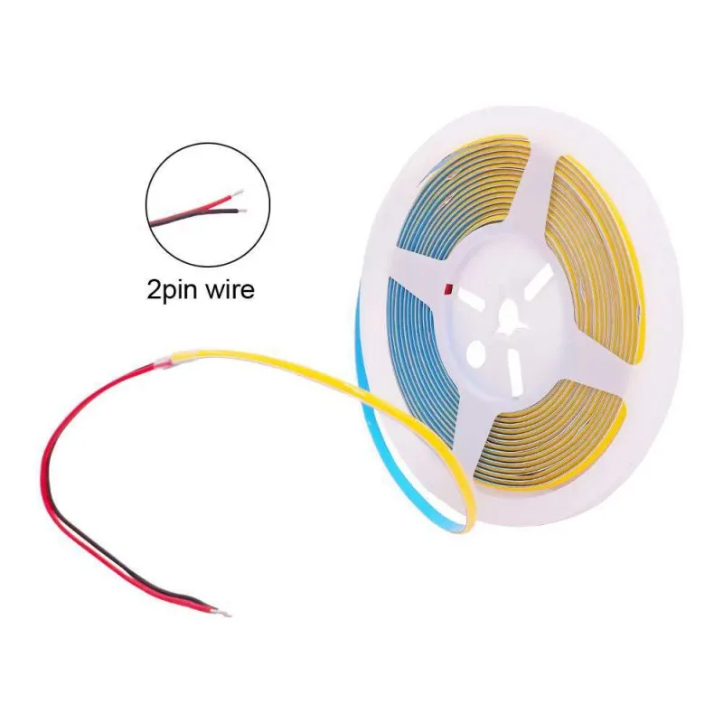 COB LED Strip 12V 24V Flexible 480LEDs Per Metre 5mm Width RA 90 High Bright Led Tape Light Bar 3000K 3500K 4000K 6500K
COB LED Strip 12V 24V Flexible 480LEDs Per Metre 5mm Width RA 90 High Bright Led Tape Light Bar 3000K 3500K 4000K 6500K