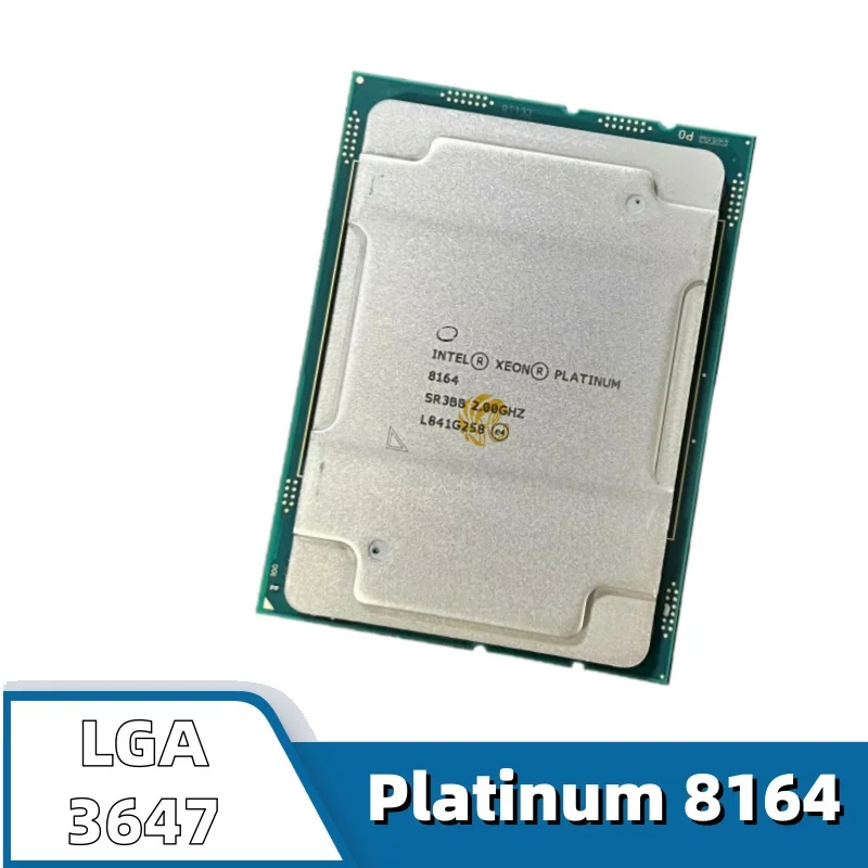 Intel Xeon Platinum 8164 CPU 26-Cores 52-Threads 2.0GHz 35.75MB 150W LGA3647 Platinum8164
Intel Xeon Platinum 8164 CPU 26-Cores 52-Threads 2.0GHz 35.75MB 150W LGA3647 Platinum8164