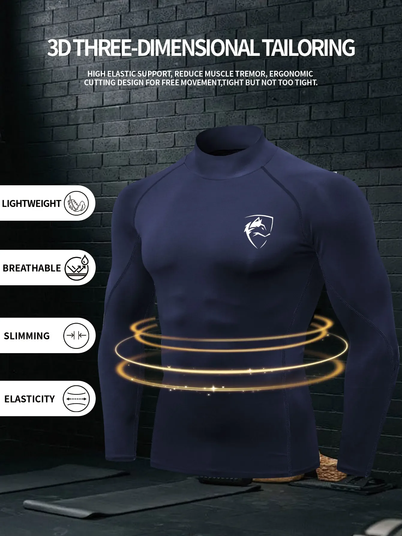 Мужские тренировочные рубашки, быстросохнущие спортивные футболки с длинными рукавами, повседневная деловая одежда, мягкая, приятная для кожи и эластичная.
Мужские тренировочные рубашки, быстросохнущие спортивные футболки с длинными рукавами, повседневная деловая одежда, мягкая, приятная для кожи и эластичная.