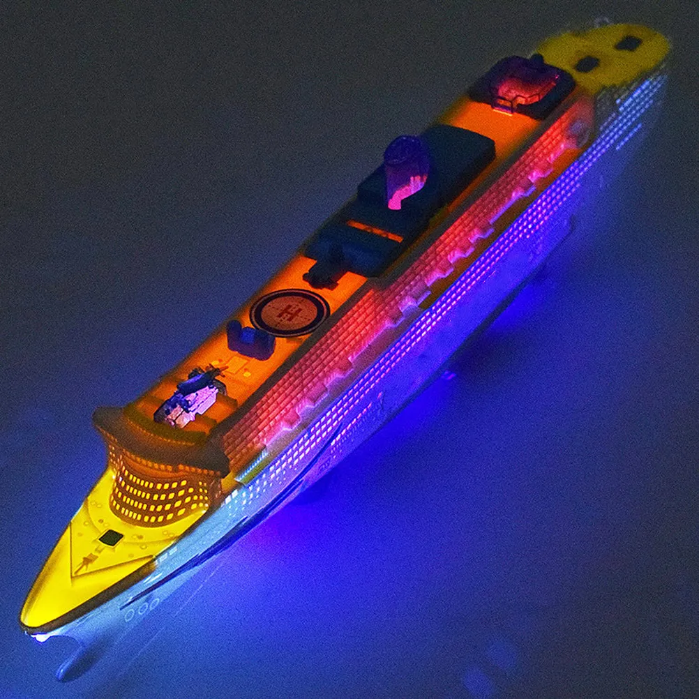 Children Music Cruises Ship Flashing Sound Electric Boat Cool Simulation Ocean Liner Gift for Pool Water Activities
Children Music Cruises Ship Flashing Sound Electric Boat Cool Simulation Ocean Liner Gift for Pool Water Activities