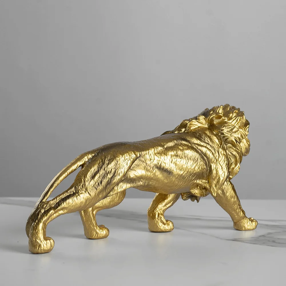 Resin 25cm Lenght Lion Statue Gold Animal Sculpture Collectible Gifts for Lion Lover Office Home Decor Desk Accessories
Resin 25cm Lenght Lion Statue Gold Animal Sculpture Collectible Gifts for Lion Lover Office Home Decor Desk Accessories
