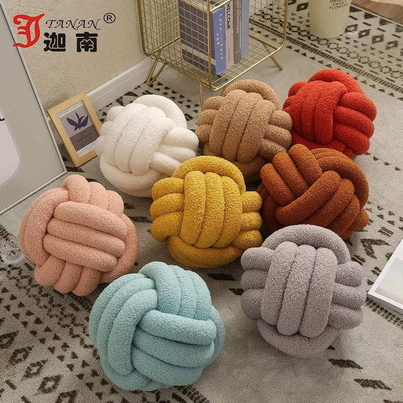 Handmade Knotted Sherpa Ball Pillow Roll Cushion Sofa Bedroom Cozy Home Decor Soft Comfortable Support Textured Accent
Handmade Knotted Sherpa Ball Pillow Roll Cushion Sofa Bedroom Cozy Home Decor Soft Comfortable Support Textured Accent