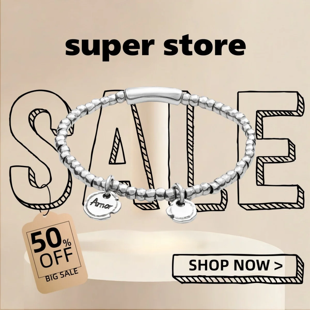 2025 UHO Europe and America Original New Product Silvery fashion Luxury Amor Round Bracelet Women's High Quality Festival Gift
2025 UHO Europe and America Original New Product Silvery fashion Luxury Amor Round Bracelet Women's High Quality Festival Gift