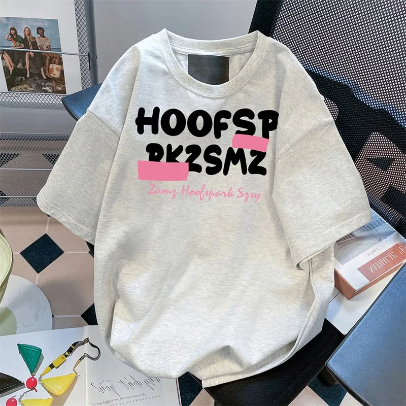 2024 New Arrival Korean Style Summer Tops Tees Loose Casual Letter Print O-neck Short Sleeve Cotton Women T-shirt V947
2024 New Arrival Korean Style Summer Tops Tees Loose Casual Letter Print O-neck Short Sleeve Cotton Women T-shirt V947