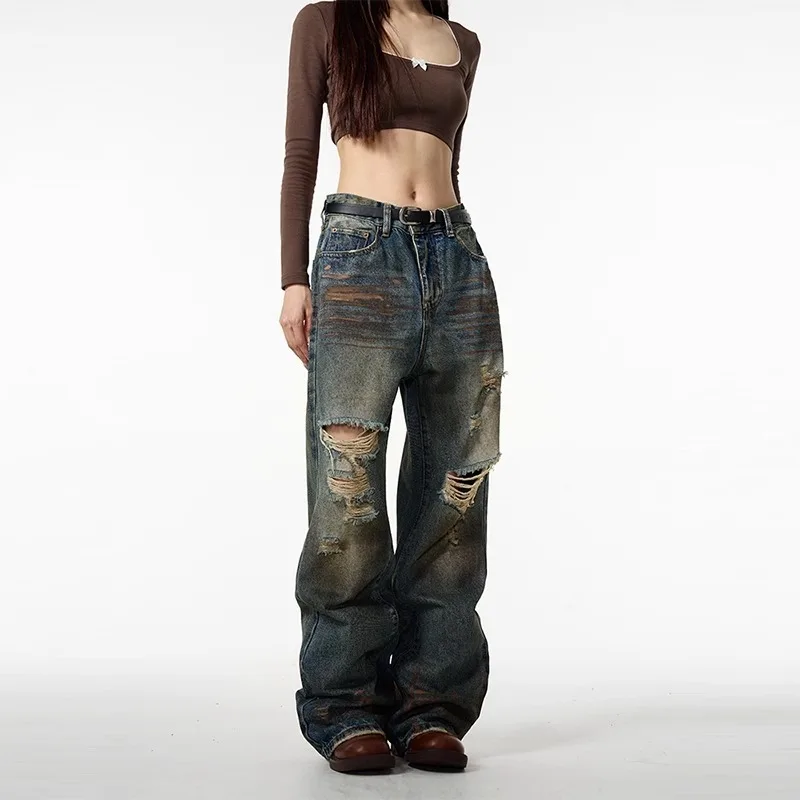 Men's pants summer new fashionable outdoor casual comfortable retro ripped jeans straight leg loose long pants
Men's pants summer new fashionable outdoor casual comfortable retro ripped jeans straight leg loose long pants