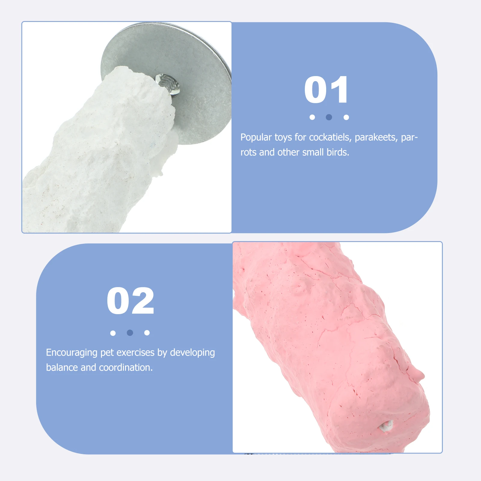 High Calcium Stone Fruit Station Bird Toys Climbing Stand Eco Friendly Material Parrot Stick Small Birds Pet Shop Office Home
High Calcium Stone Fruit Station Bird Toys Climbing Stand Eco Friendly Material Parrot Stick Small Birds Pet Shop Office Home