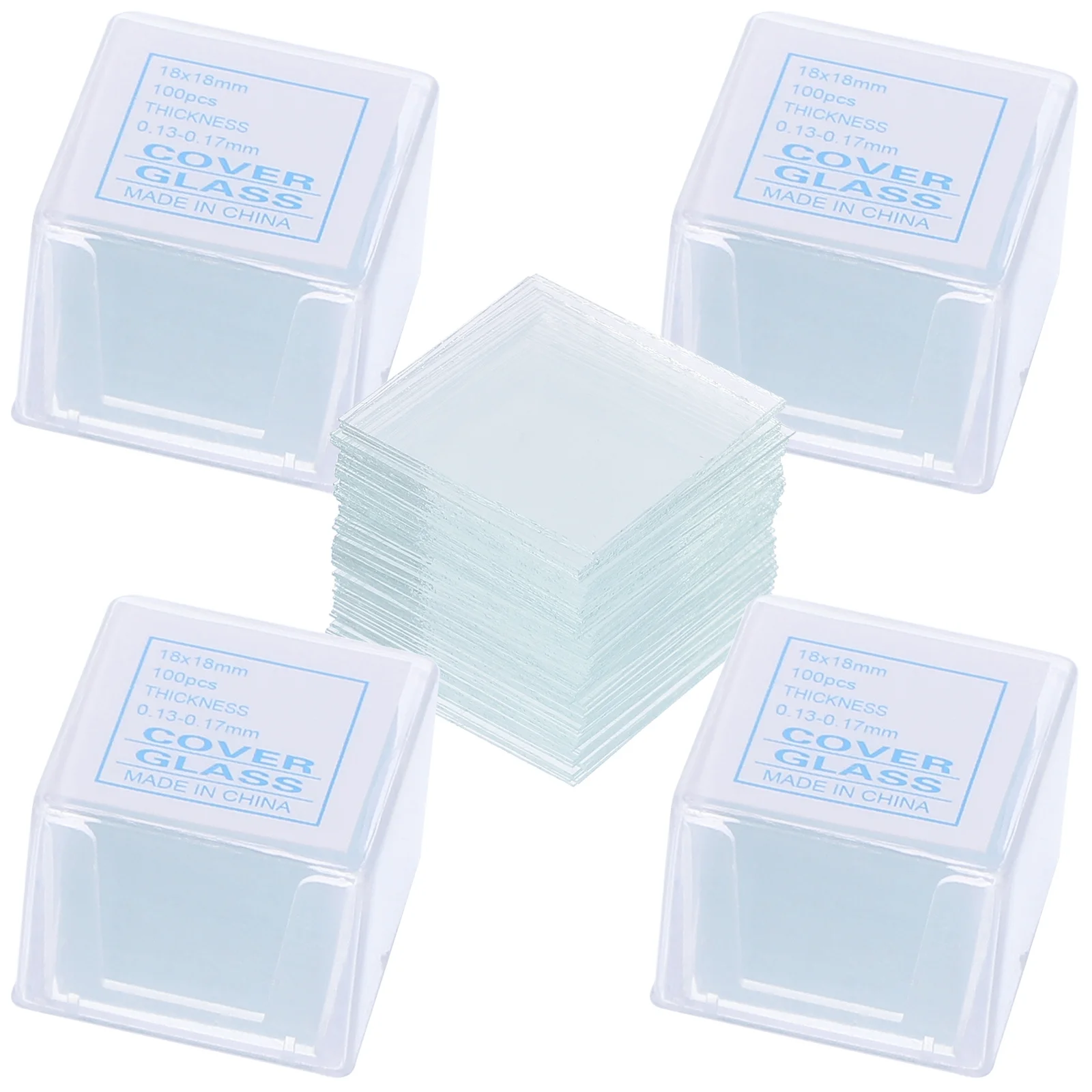 500 Pcs Cover Glass for Microscope Square Slips Coverslips Lab Accessories Slide
500 Pcs Cover Glass for Microscope Square Slips Coverslips Lab Accessories Slide
