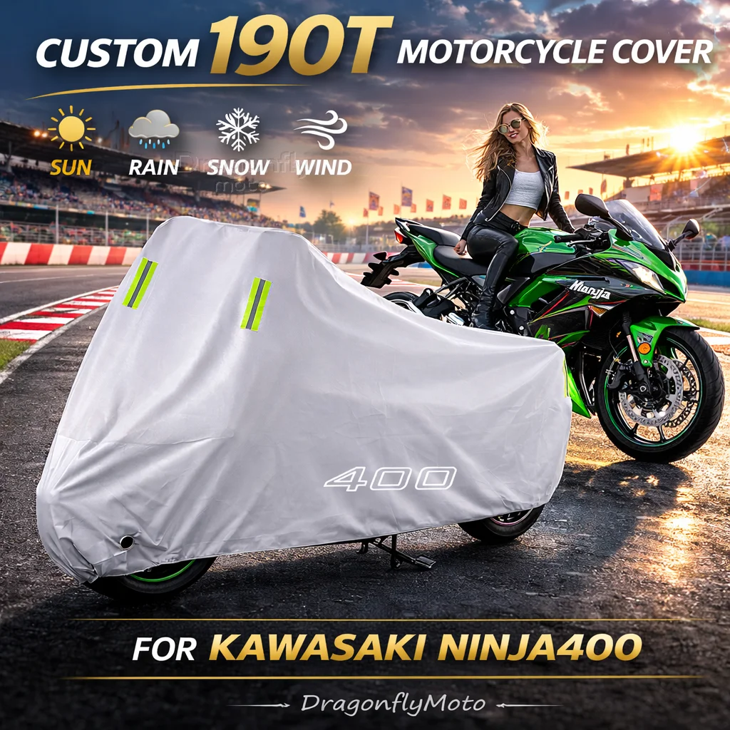 Чехол для мотоцикла KAWASAKI NINJA400 Z400 NINJA 400 Z 400, серебристый, водонепроницаемый, защита от УФ-лучей, дождя, пыли, солнца, для улицы и дома
Чехол для мотоцикла KAWASAKI NINJA400 Z400 NINJA 400 Z 400, серебристый, водонепроницаемый, защита от УФ-лучей, дождя, пыли, солнца, для улицы и дома