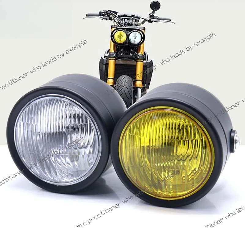 Винтажные фары для мотоциклов, применимые к фар Harley CG125, двойные фары Harley
Винтажные фары для мотоциклов, применимые к фар Harley CG125, двойные фары Harley