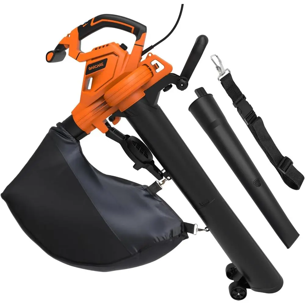 3-in-1 Electric Lea Blower, Lea Vacuum and Mulcher with 500 CM & 200 MPH, Corded Blower Vacuum or Lawn Care with Reusable Bag an
3-in-1 Electric Lea Blower, Lea Vacuum and Mulcher with 500 CM & 200 MPH, Corded Blower Vacuum or Lawn Care with Reusable Bag an