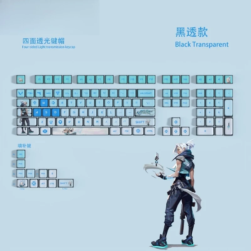 Набор полупрозрачных колпачков для клавиш в стиле аниме, индивидуальный PBT сублимационный профиль ASA, колпачок для клавиатуры для аксессуаров для механической клавиатуры
Набор полупрозрачных колпачков для клавиш в стиле аниме, индивидуальный PBT сублимационный профиль ASA, колпачок для клавиатуры для аксессуаров для механической клавиатуры