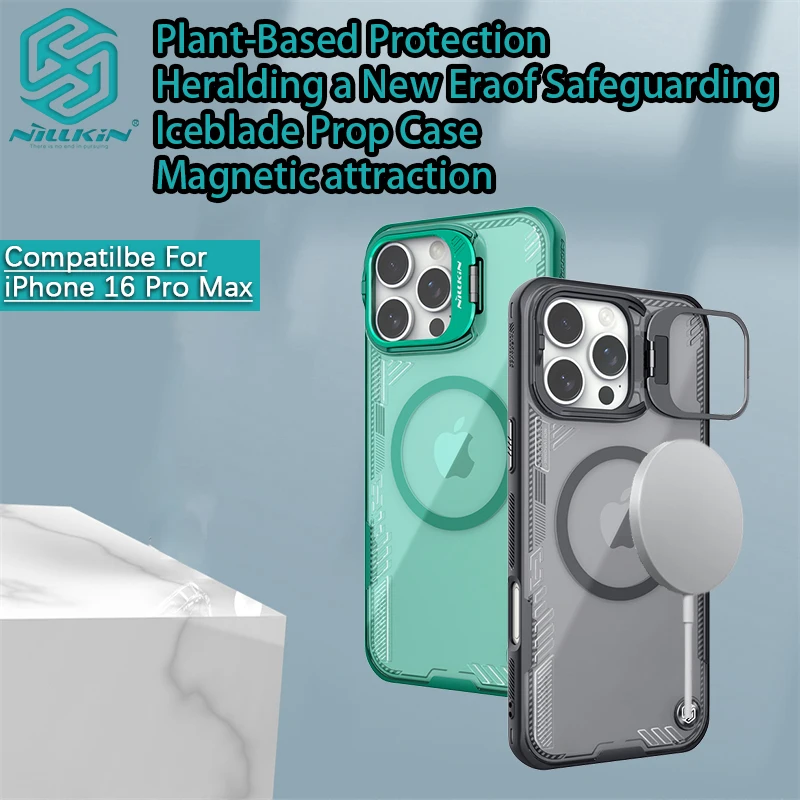 Чехол для iPhone 16 Pro Max/16 Plus/16 + Nillkin lceblade Prop, магнитный чехол, прозрачный чехол для телефона, защитный чехол для объектива
Чехол для iPhone 16 Pro Max/16 Plus/16 + Nillkin lceblade Prop, магнитный чехол, прозрачный чехол для телефона, защитный чехол для объектива