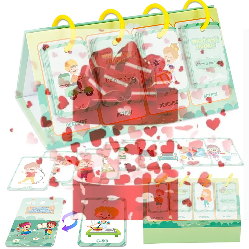 【BS】96PCS Action Cognition Cards Table Model Education Card Thinking Training English Learning Flash Card Kids Educational Toys
【BS】96PCS Action Cognition Cards Table Model Education Card Thinking Training English Learning Flash Card Kids Educational Toys