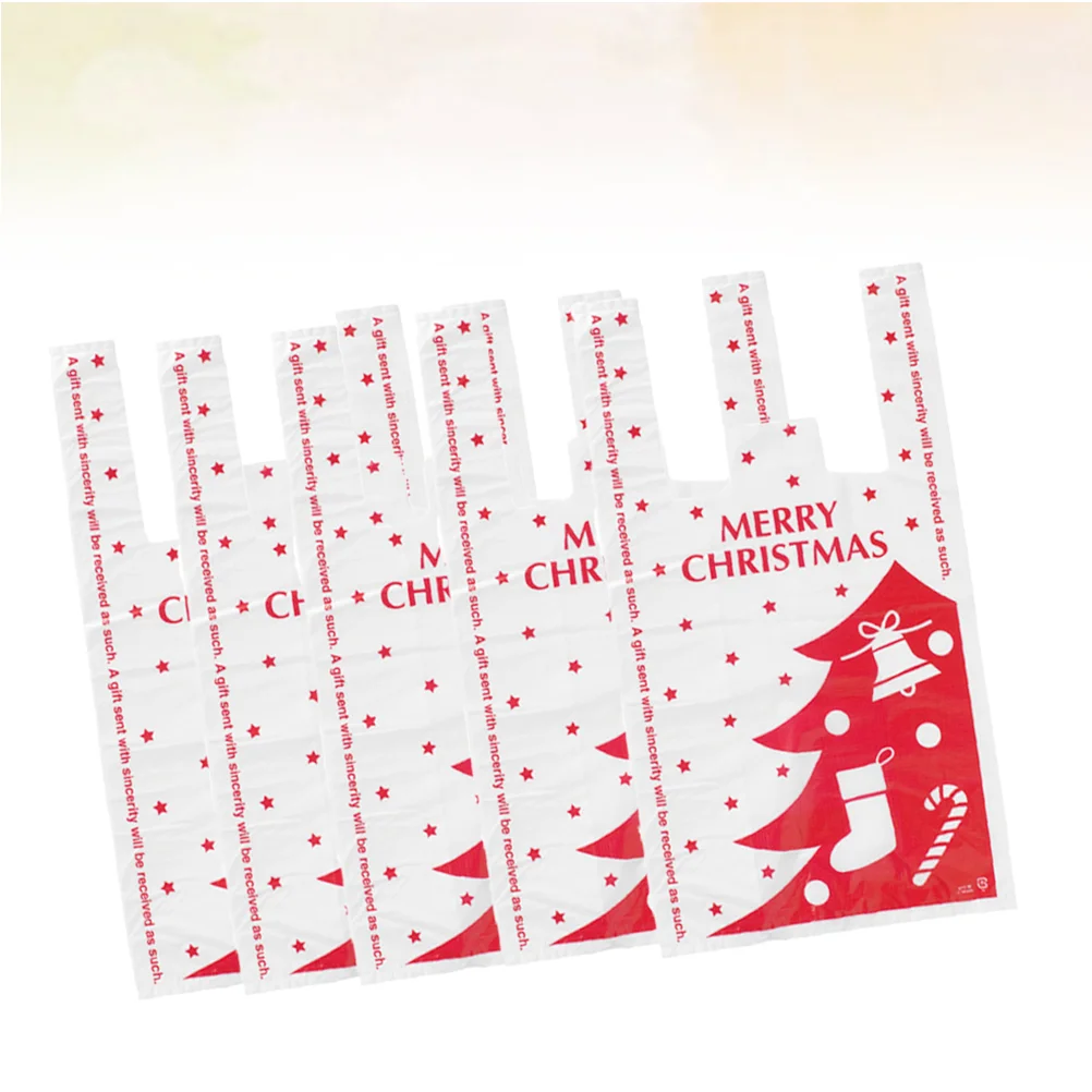 100pcs Christmas Tree Gift Tote Bags Plastic Gift Bag Portable Handbag Storage Bag party bags gift handbag
100pcs Christmas Tree Gift Tote Bags Plastic Gift Bag Portable Handbag Storage Bag party bags gift handbag