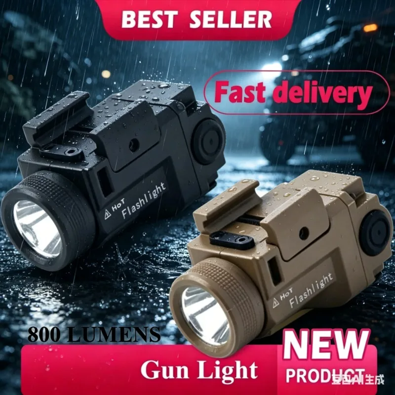 Tactical Torch 800LM High Bright LED Flashlight Fit Standard 20mm Rail Outdoor Hunting Shooting Accessories
Tactical Torch 800LM High Bright LED Flashlight Fit Standard 20mm Rail Outdoor Hunting Shooting Accessories