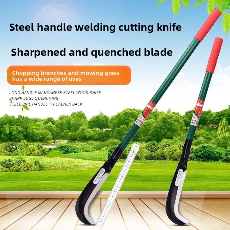 Camping Non Grinding Extended Handle Diesel Knife Agricultural Manganese Steel Bending Knife Splitting Wood Sickle Mowing Knife
Camping Non Grinding Extended Handle Diesel Knife Agricultural Manganese Steel Bending Knife Splitting Wood Sickle Mowing Knife