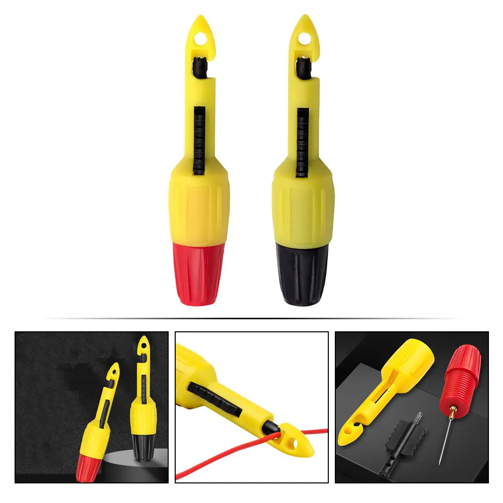 2Pcs Circuit Test Needle Probes Automotive Wire Piercing Tools Multimeter Detection Probe Wire Tester Testing Accessory
2Pcs Circuit Test Needle Probes Automotive Wire Piercing Tools Multimeter Detection Probe Wire Tester Testing Accessory