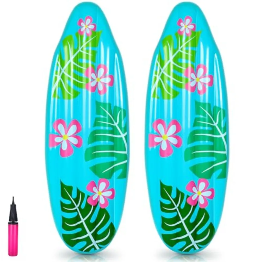 Luau Inflatable Surfboard for Beach Inflatable Surf Board Luau Decoration Tropical Pool Surfboard Float for Surf Hawaiian Theme
Luau Inflatable Surfboard for Beach Inflatable Surf Board Luau Decoration Tropical Pool Surfboard Float for Surf Hawaiian Theme