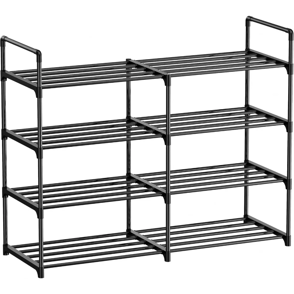 4 Tiers Metal Shoe Rack Organizer 16 Pairs Sturdy Shoe Stand for Closet Entryway
4 Tiers Metal Shoe Rack Organizer 16 Pairs Sturdy Shoe Stand for Closet Entryway