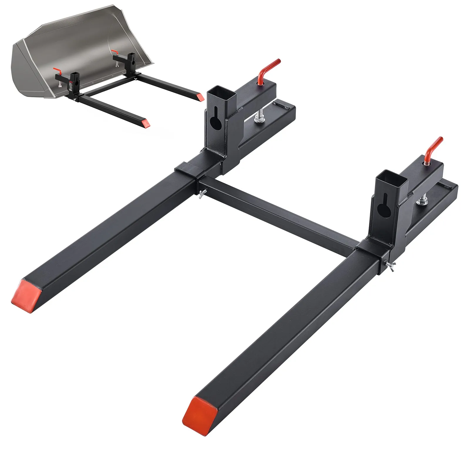 43" 2000 lbs Clamp On Tractor Forks w/Adjustable Stabilizer Bar
43" 2000 lbs Clamp On Tractor Forks w/Adjustable Stabilizer Bar