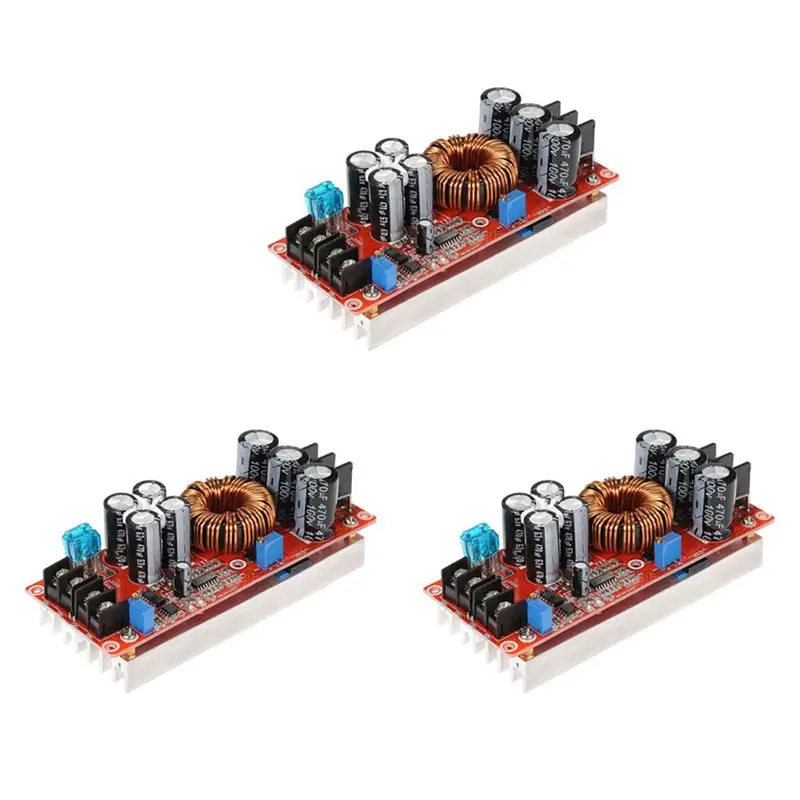 AT05-3X 1200W High Power DC-DC Converter Boost Step-Up Power Supply Module 20A IN 8-60V OUT 12-80V Adjustable
AT05-3X 1200W High Power DC-DC Converter Boost Step-Up Power Supply Module 20A IN 8-60V OUT 12-80V Adjustable