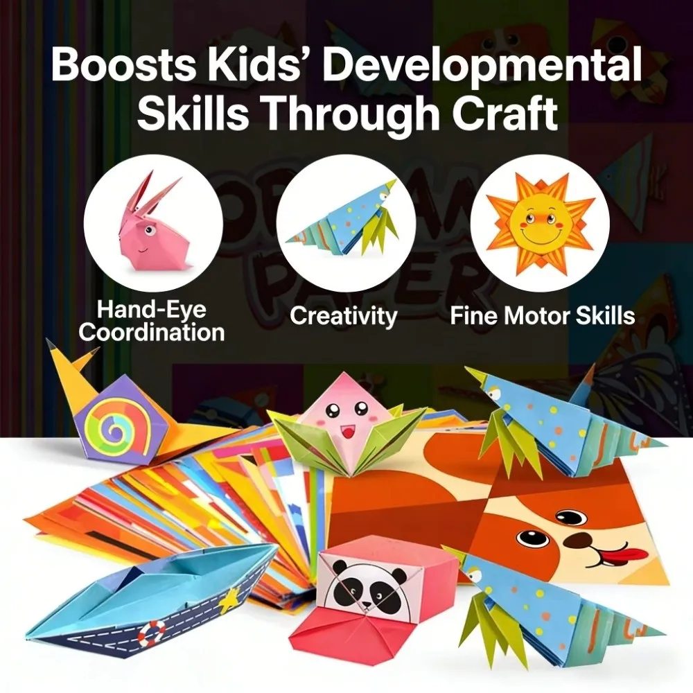 New 54 Creative Origami Paper Set Handmake Paper Double-Sided Folding Sheets DIY Art Origami Craft Kit for Adults
New 54 Creative Origami Paper Set Handmake Paper Double-Sided Folding Sheets DIY Art Origami Craft Kit for Adults