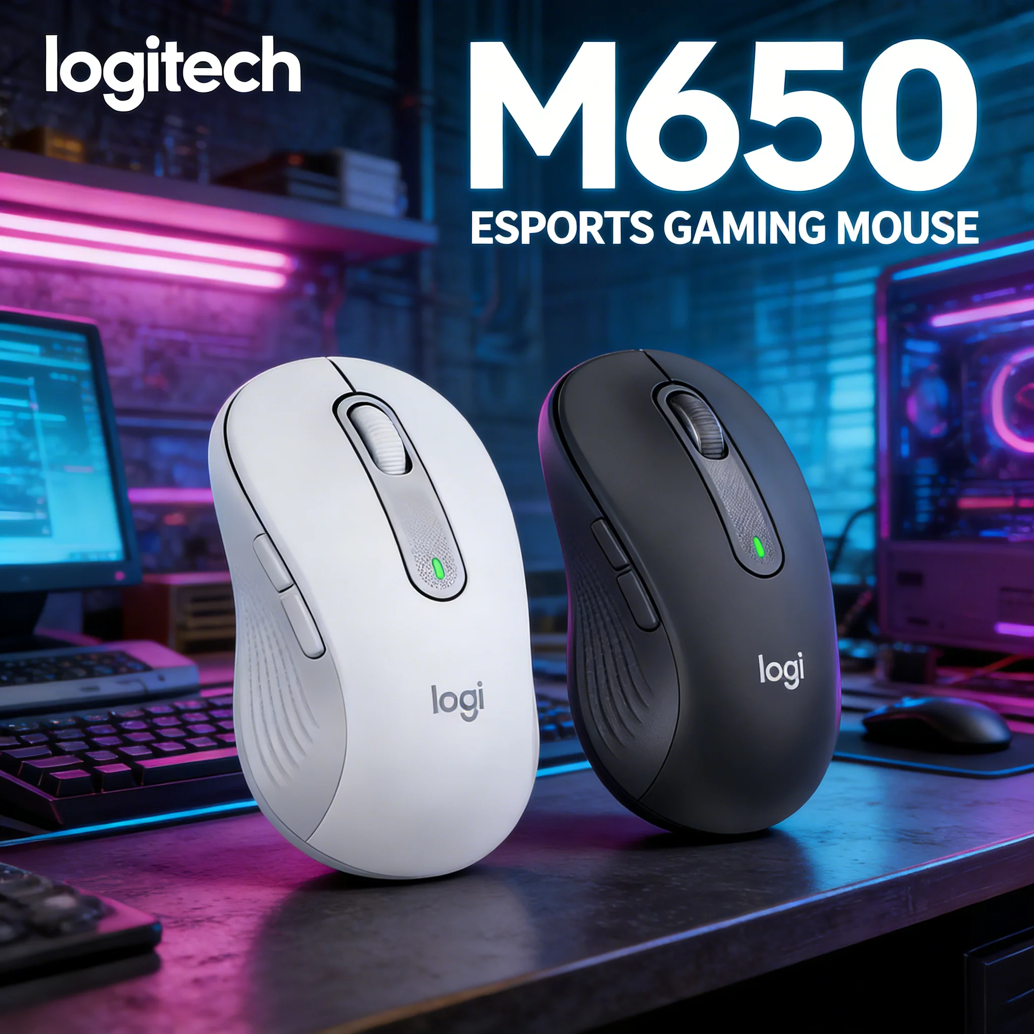 M650/M650L Wireless Mouse Ergonomic Arc Design for Medium to Small Hands Dual-Mode Connection Comfortable Wireless Mouse
M650/M650L Wireless Mouse Ergonomic Arc Design for Medium to Small Hands Dual-Mode Connection Comfortable Wireless Mouse