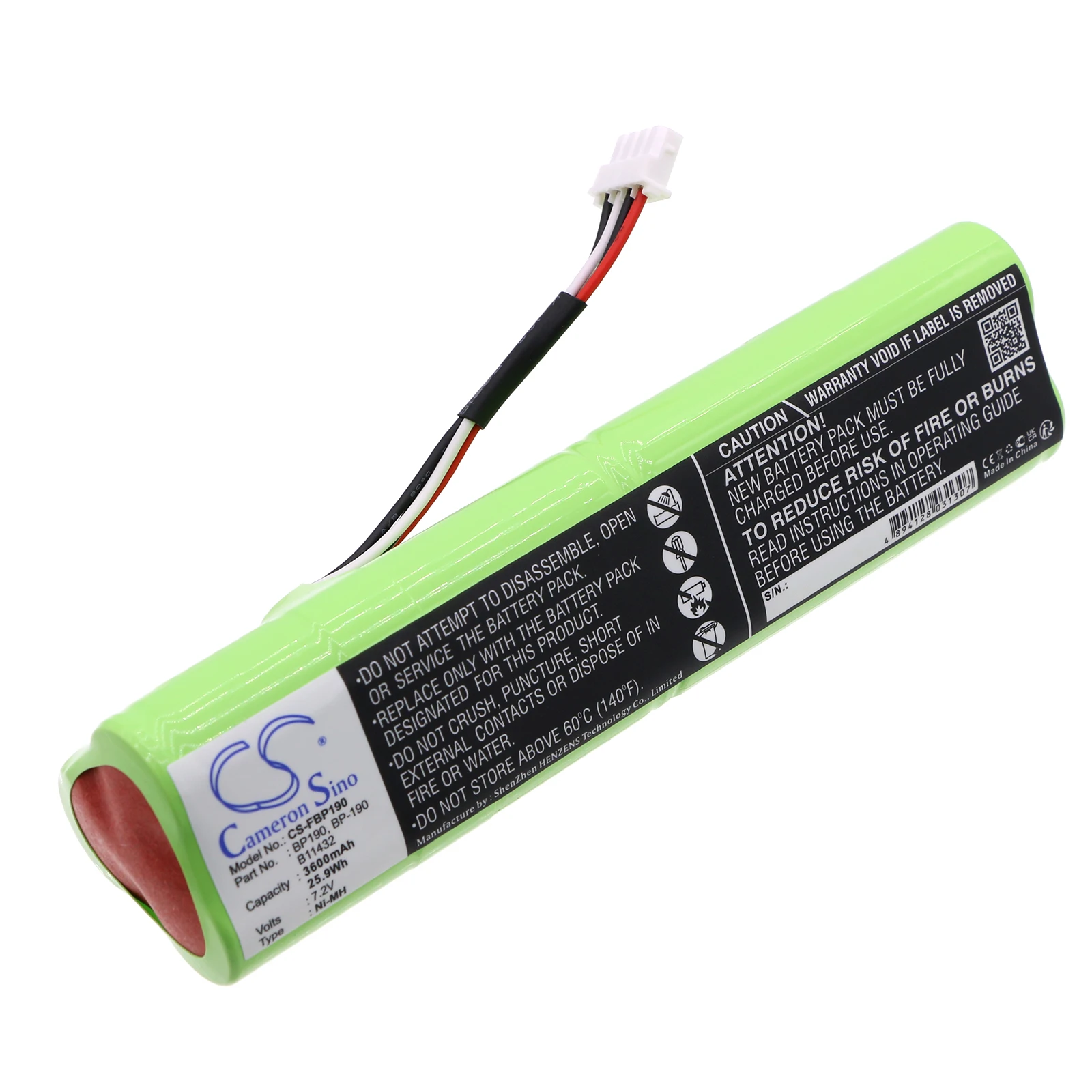 7.2V 3600mAh Battery BP190,B11432,BP-190,677390 for Fluke Scopemeter 192,192B,196,196B,196C,199,199B,199C,Analyzers 433,434,435
7.2V 3600mAh Battery BP190,B11432,BP-190,677390 for Fluke Scopemeter 192,192B,196,196B,196C,199,199B,199C,Analyzers 433,434,435